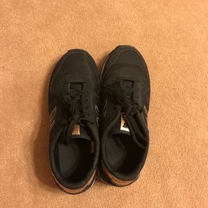 Black and Rose Gold New Balance Shoes